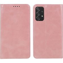 Seashell Digital Samsung Galaxy A52S Için 5G/A52 5g/4g Pu Deri Standı Önleme Anti-Clatf Doku Doku Cüzdan Toz Geçirmez Telefon Gül Golü Telefon Kılıfı (Yurt Dışından)