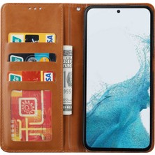 Seashell Digital Samsung Galaxy A54 5g Için Pu Deri Dış Kart Yuvası Manyetik Cüzdan Stand Telefon - Telefon Kılıfı (Yurt Dışından)