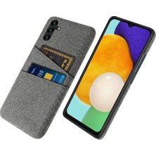 Seashell Digital Samsung Galaxy A34 5g Için Cep Telefonu Kumaş Doku Çekmeye Dayanıklı Telefon Arka Kartı Tutucu Grey Telefon Kılıfı (Yurt Dışından)