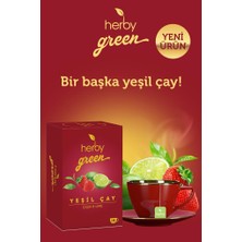 Herby Yeşil Çay Çilek ve Lime x 3 Adet