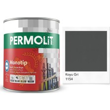 Permolit Monotip Astarlı Antipas Boya Koyu Gri 2.5 Lt.