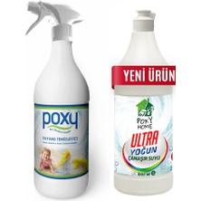 Poxy Fayans Temizleyici 1 Lt & Ultra Yoğun Çamaşır Suyu Konsantre Limon Kokulu 1 Lt