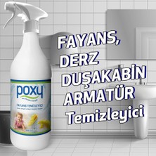 Poxy Fayans Temizleyici 1 Lt & Ultra Yoğun Çamaşır Suyu Konsantre Limon Kokulu 1 Lt