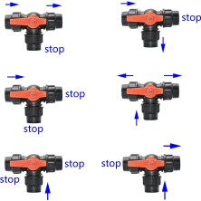 Luoditong Shop Son Fiş Stili 25MM mm Pvc Pe Tüp Musluk Suyu Bölücü T Dirsek Uç Tapası Plastik Hızlı Vana Bahçe Tarım Sulama (Yurt Dışından)