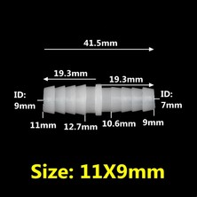 Luoditong Shop 11X9MM Pe Stili 5 Adet 3~.4~9mm Ila 4~12MM Pe Gıda Sınıfı Pagoda Doğrudan Konektörleri Azaltma Akvaryum Tankı Hava Pompası Adaptörü Sulama Hortumu Bağlantısı (Yurt Dışından)