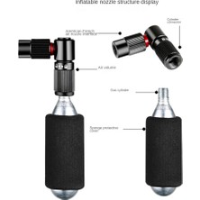 Passing Co2 Şişirme Presta Schrader Vana Dağ ve Yol Bisikletleri Için Uyumlu Bisiklet Lastiği Pompası Co2 Şişirme Kafası (Yurt Dışından)