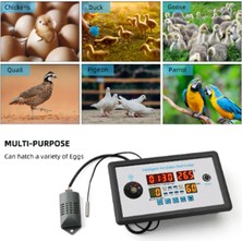 Talent Akıllı Termostat Dijital ZFX-W9002 Termostat Sıcaklık Nem Kontrol Kuluçka Makinesi 360 Otomatik Yumurta Çevirme 220 V (Yurt Dışından)