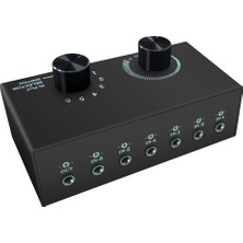 Talent 3.5mm Kulaklık Amplifikatörü Stereo Ses Anahtarı 6'sı 1 Çıkışlı Kulaklık Değiştirici Taşınabilir Hifi Kulaklık Amplifikatörü (Yurt Dışından)