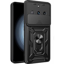 Pilanix Realme 11 Pro Plus 5g Kılıf Ultra Korumalı Yüzüklü Manyetik Sürgülü Vega Kapak