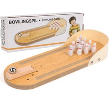 Decisivemicro Ahşap Bowling Topunun Çocuklara Yönelik Eğitici Mini Versiyonu (Yurt Dışından)