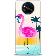 gmotp Xiaomi Poco X3 Pro Kılıf Hd Baskılı Kılıf - Flamingo