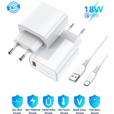 HANPORIUM Vivo Y27S Uyumlu 18W 3.4A Type-C Ultra Hızlı Şarj Cihazı / Şarj Aleti Seti (Adaptör+Kablo) - Ithalatçı Garantili