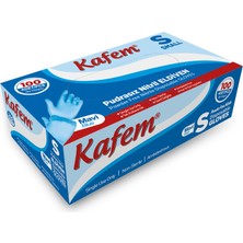 Kafem Mavi Nitril Eldiven Pudrasız S 100'lü x 5 Paket