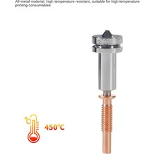 Humble Hotend 3D Yazıcı Parçaları Için Yedek Altı Boğazlı Pirinç Nozul Entegre, Hızlı Sökme (Yurt Dışından)