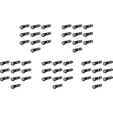 Humble 50 Adet DS1990A-F5 Tm Kart Ibutton Etiketi Duvara Monte Siyah (Yurt Dışından)