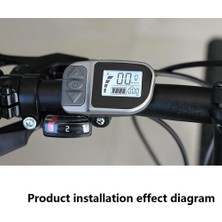 Humble Ebike Dsiplay Vlcd6 6pin LCD Ekran Tongsheng Tsdz2 Elektrikli Bisiklet Merkezi Orta Motor (Yurt Dışından)