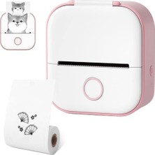 Humble Mini Cep Yazıcısı, Yeni Yükseltme Hızlı Baskı Taşınabilir Mini Termal Yazıcı, Kablosuz Bluetooth Fotoğraf Yazıcısı (Pembe) (Yurt Dışından)