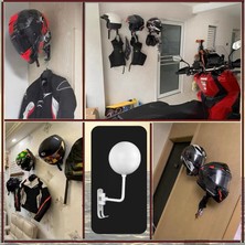 Humble 1 Adet 180° Motosiklet Kask Rafı, Rotasyon Metal Kask Tutucu Duvara Montaj, Motosiklet Kask Kapakları Için Kask Tutucu (Yurt Dışından)