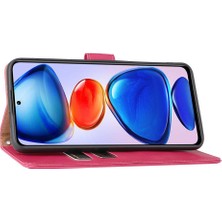 Manyi Mall Xiaomi Poco M4 Pro 5g Kart Ekleme Deri Folio Flip Case Telefon Kılıfı (Yurt Dışından)