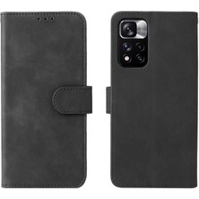 Manyi Mall Xiaomi Poco M4 Pro 5g Kart Ekleme Deri Folio Flip Case Telefon Kılıfı (Yurt Dışından)