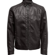 Giyinsen Only & Sons Onsmıke Pu Racer Jacket Otw Vd Noos Erkek Mont - 22012339