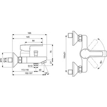 Ideal Standard B1487AA Idealstream Banyo Bataryası