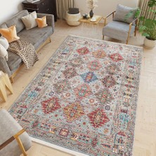 Eko Antique ATK06 Aqua Etnik Desenli Halı