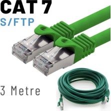 IRENIS 3 Metre Cat7 Kablo S/ftp Lszh Ethernet Network Lan Ağ Kablosu