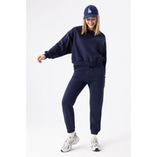 Gothamvibes Kadın Jogger Lacivert Eşofman Altı