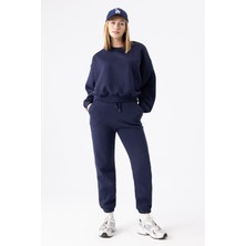 Gothamvibes Kadın Jogger Lacivert Eşofman Altı