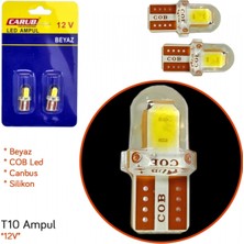 Carub 12V T10 Ampul Cob LED Silikon Beyaz BR0400214