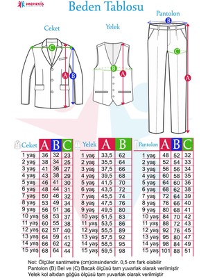 Doctor Junior Erkek Çocuk Takım Elbise Üç Parça Dikiş Detay