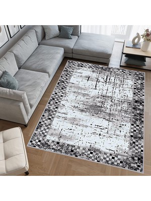 Eliana Home Dijital Baskı Yıkanabilir Kaymaz Taban Salon Halısı ve Yolluk   LNA0705