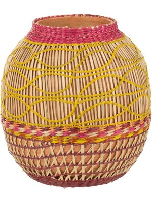 Laromita Decoration Wicker Rattan Vazo / M