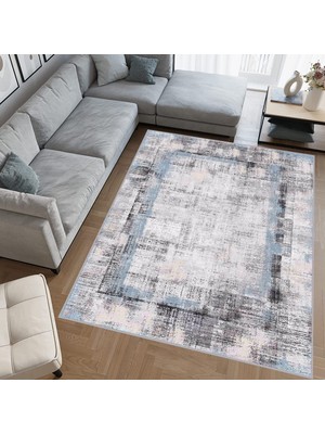 Eliana Home Dijital Baskı Yıkanabilir Kaymaz Taban Salon Halısı ve Yolluk   LNA0698
