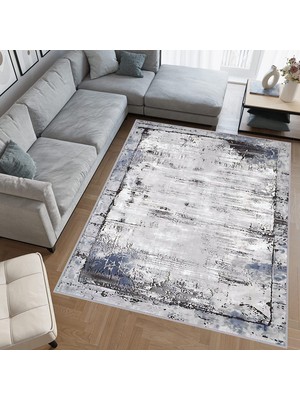 Eliana Home Dijital Baskı Yıkanabilir Kaymaz Taban Salon Halısı ve Yolluk   LNA0699