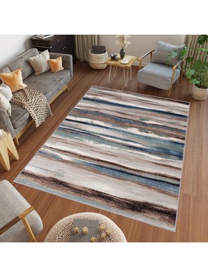 Eliana Home Dijital Baskı Yıkanabilir Kaymaz Taban Salon Halısı ve Yolluk   LNA0722