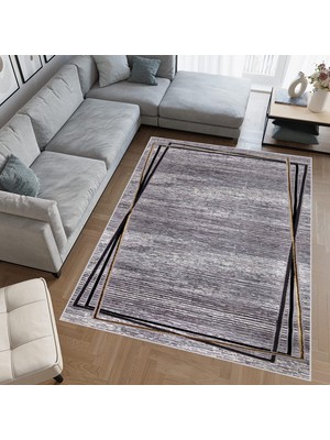 Rovigo Home Dijital Baskı Yıkanabilir Kaymaz Taban Salon Halısı ve Yolluk   RVG0697