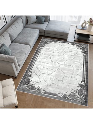 Rovigo Home Dijital Baskı Yıkanabilir Kaymaz Taban Salon Halısı ve Yolluk   RVG0734