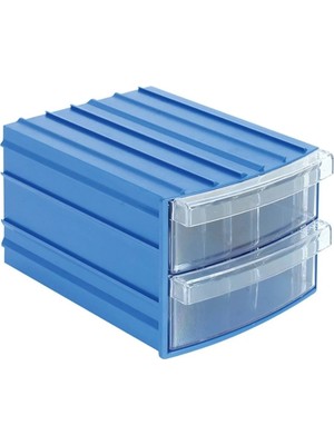 Sembol Plastik Oval 2 Çekmeceli Kutu Y-112 (5 Adet)