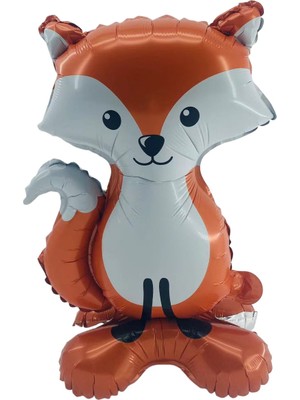 Ayaklı Tilki Folyo Balon 58X42 cm