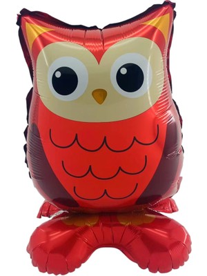 Ayaklı Baykuş Folyo Balon 58X42 cm