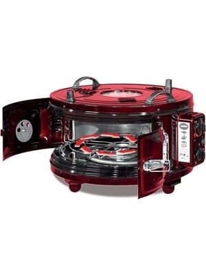 Teknotrust Şamdan Davul 1000T Lüx Büyük Termostatlı Yuvarlak Döner Fırın