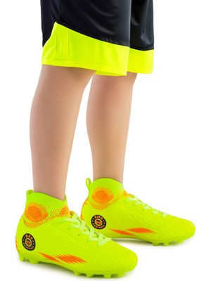 Kiko Kids Tusa FKP Boğazlı Krampon Çim Saha Erkek Çocuk Futbol Ayakkabı
