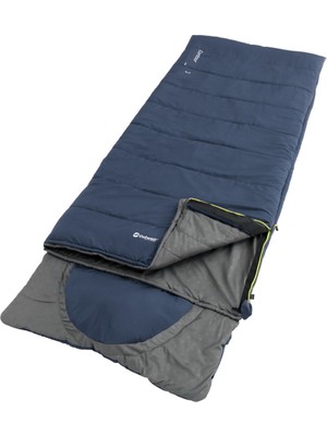 Outwell Contour Lux Yazlık & Kışlık Taraflı -19°c Uyku Tulumu Blue Sol F.