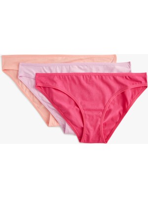 Koton Brief Külot 3'lü Paket Basic Pamuklu