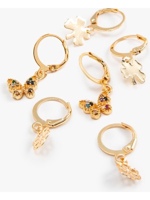 Koton Kelebekli Küpe Seti 3'lü