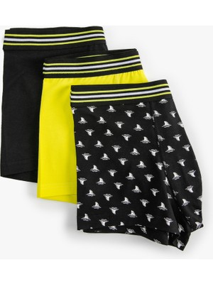 Koton 3'lü Boxer Seti Baskılı Çok Renkli