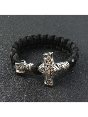 Qiuhong Shop Antik Gümüş 3 Renk Hayat Ağacı Bilezik Bilezik Iskandinav Viking Wicca Manşet Celtics Düğüm Manyetik Bilezik Bileklik Kadın Erkek Takı Hediye Için (Yurt Dışından)