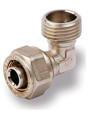 Fırat 16 mm Pex Dış Dişli Dirsek